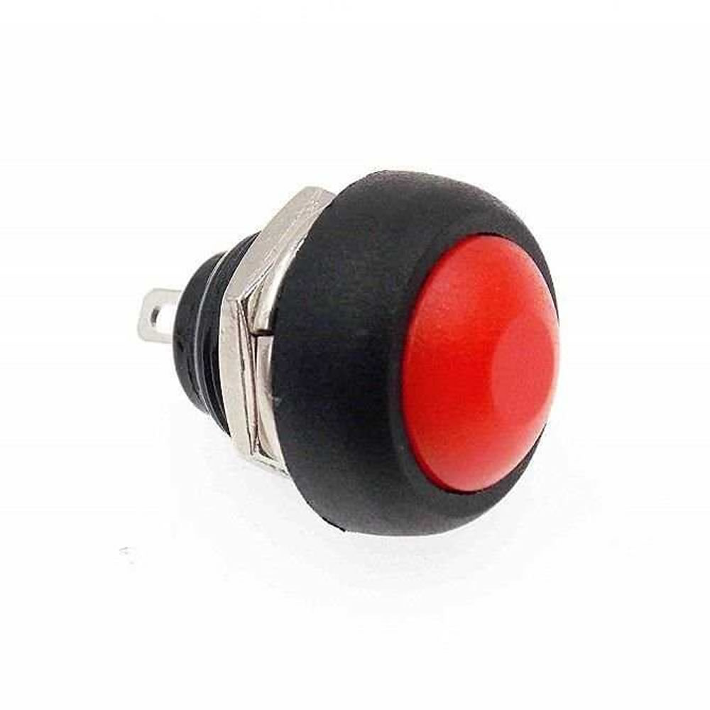 12mm PBS-33B Push Buton Kırmızı